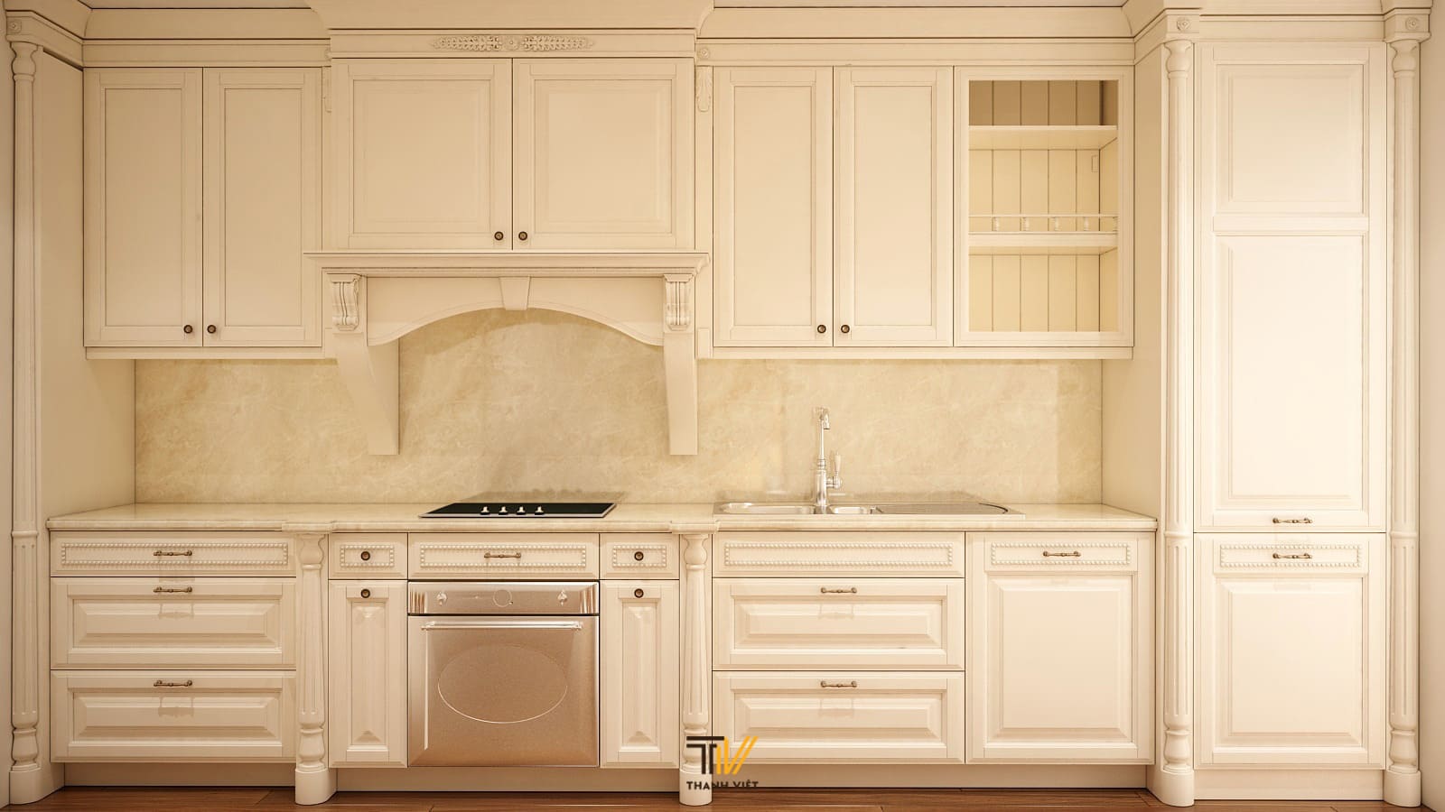 Phòng bếp Tân Cổ Điển 