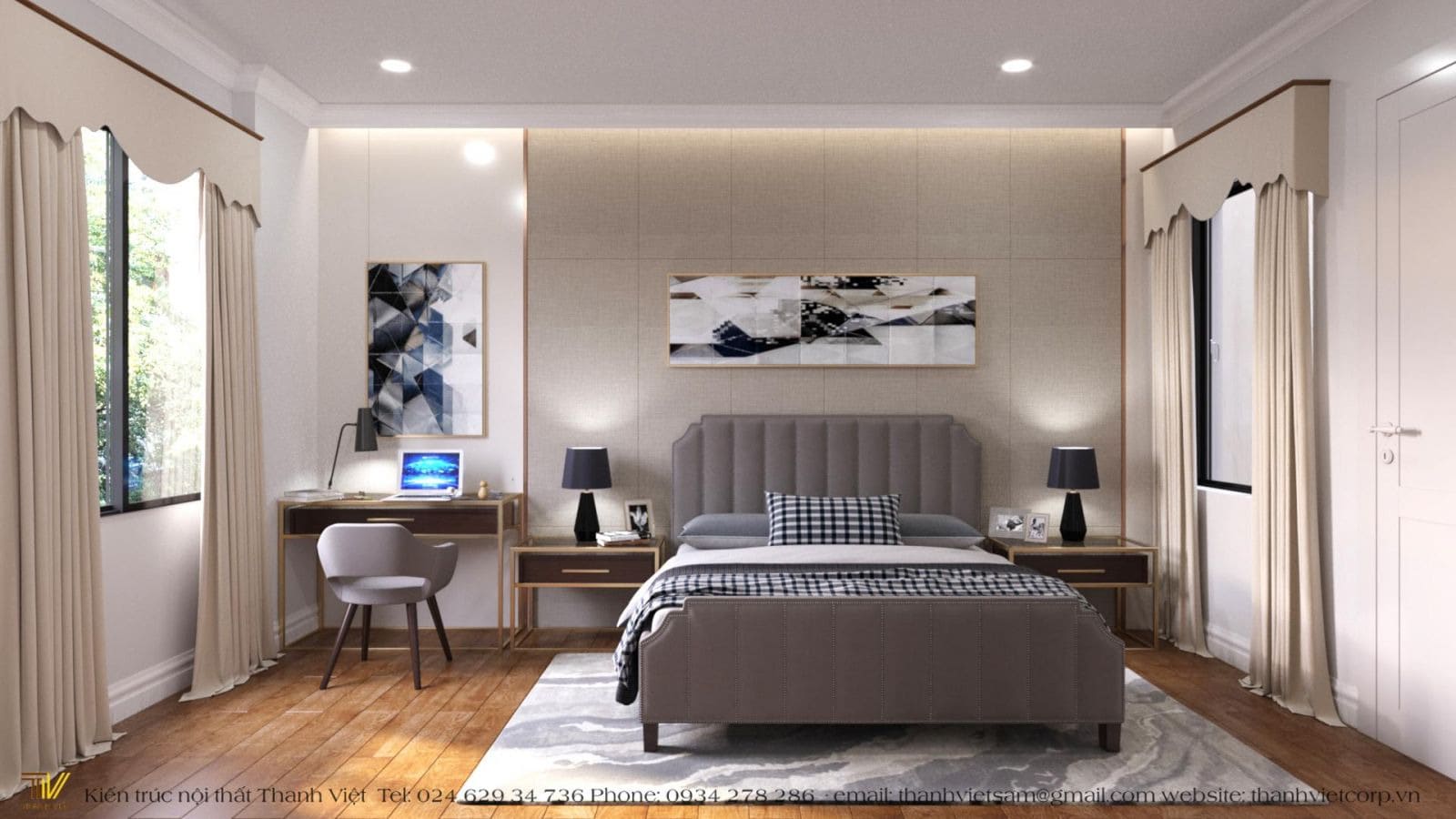 Không gian phòng ngủ thư giãn 