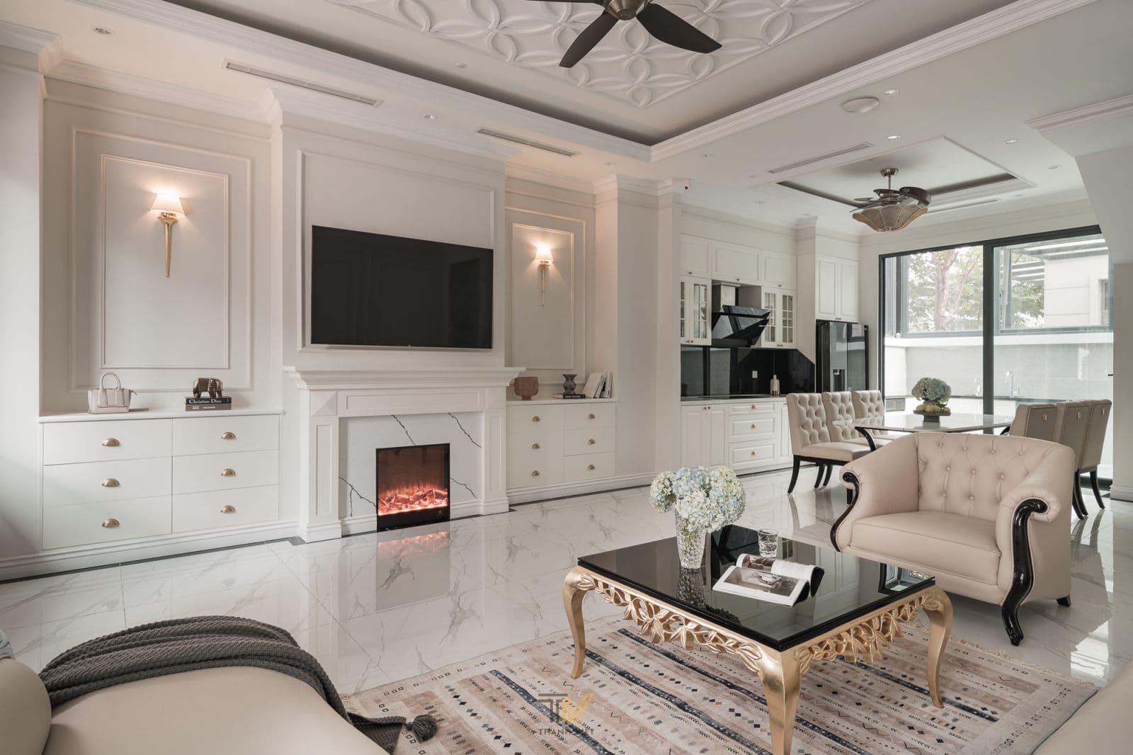 Không gian sang trọng ấm cúng 