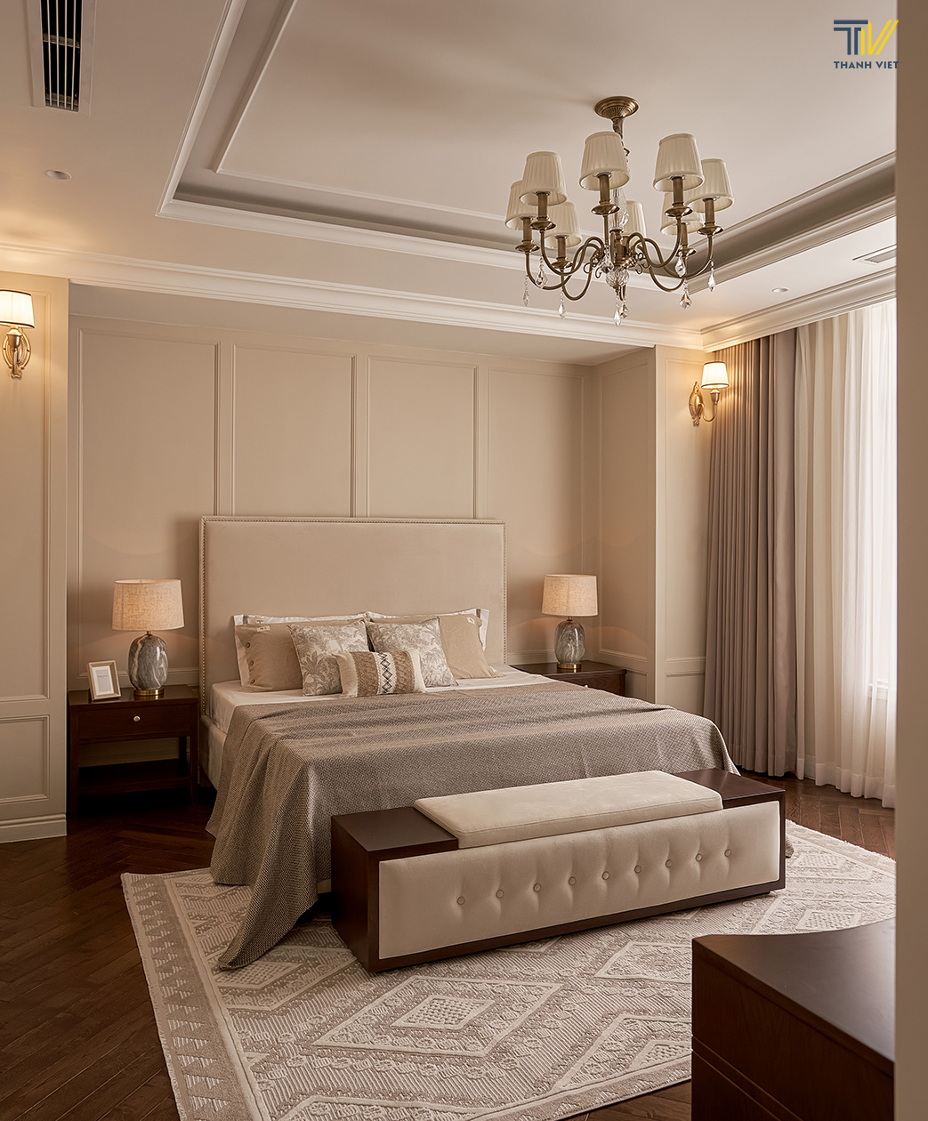 Phòng ngủ King biệt thự Emery Villa