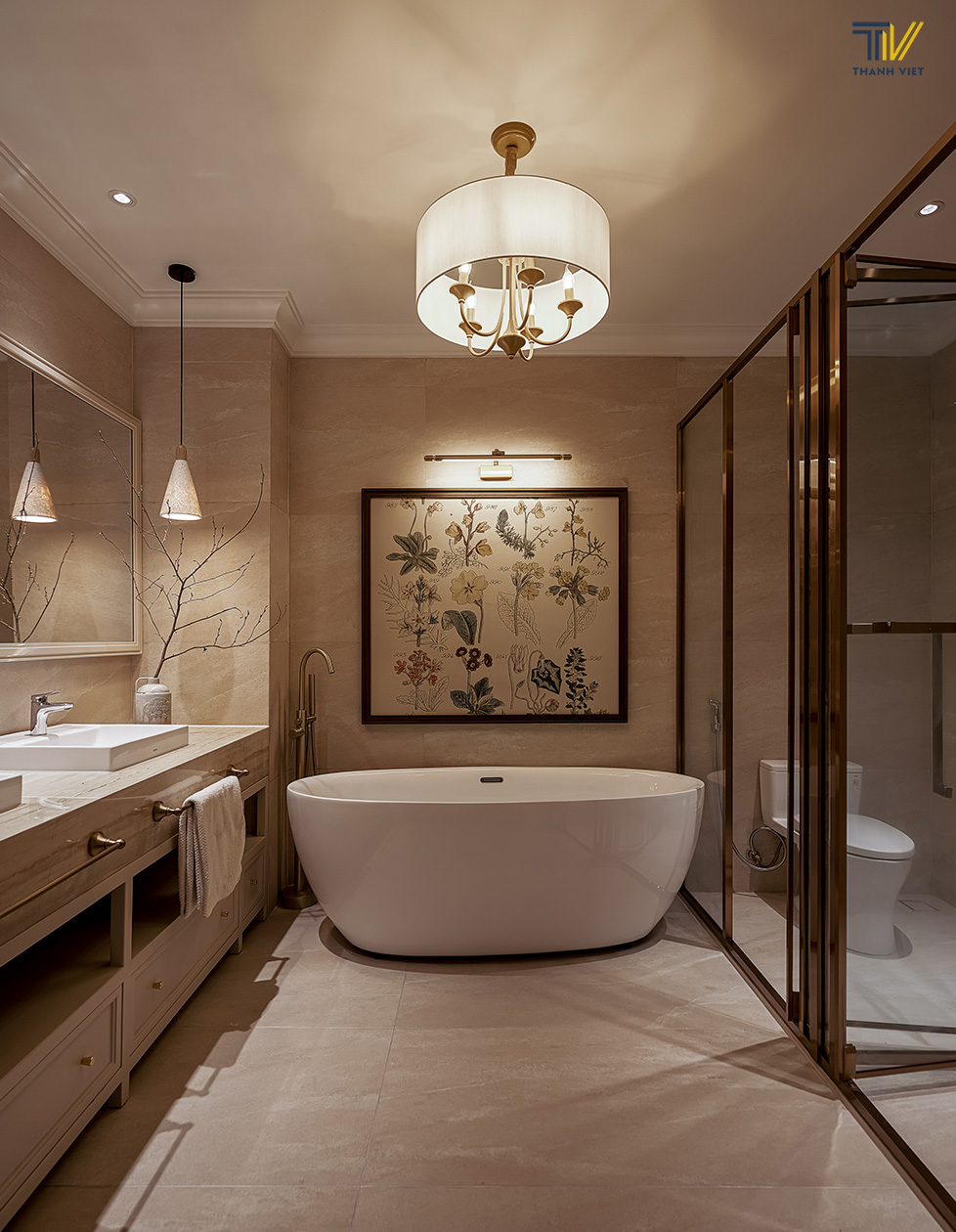 Phòng tắm tiêu chuẩn cao