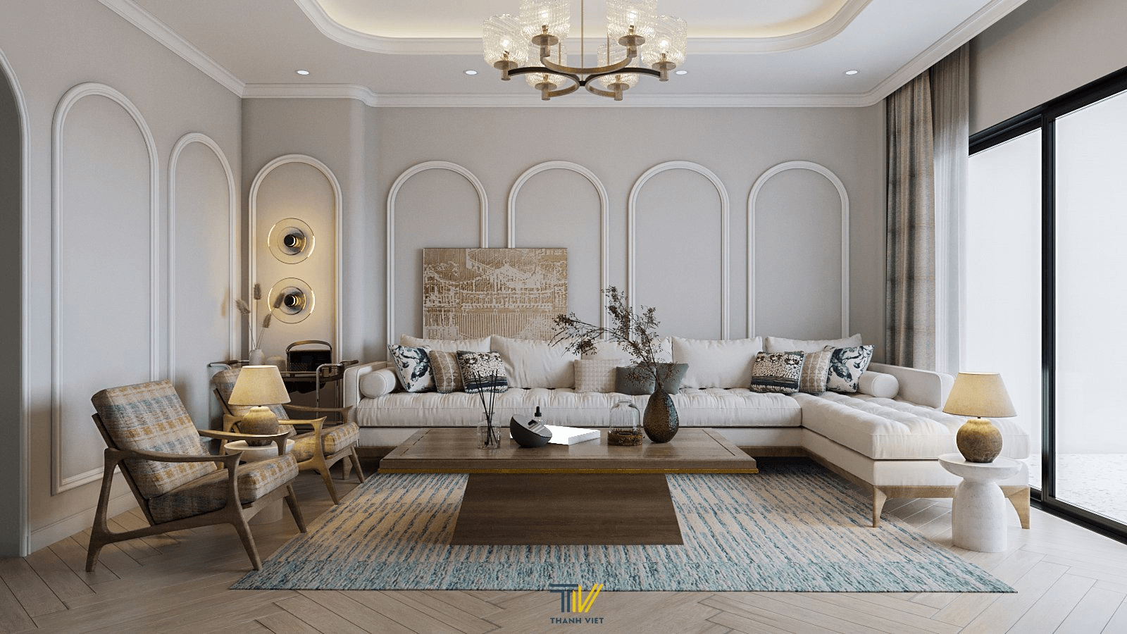 Nhà phố phong cách hiện đại 