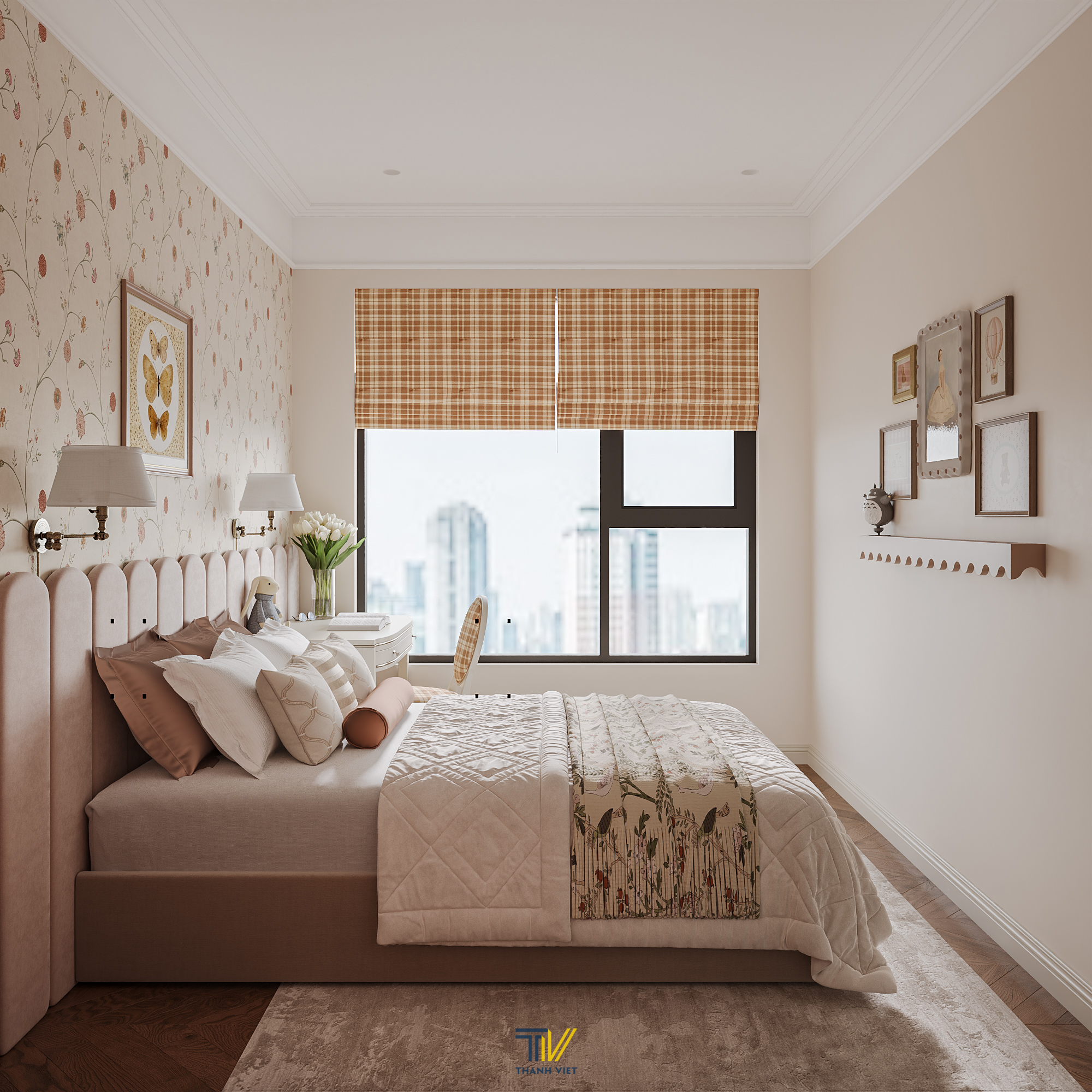 Thiết kế phòng ngủ con 