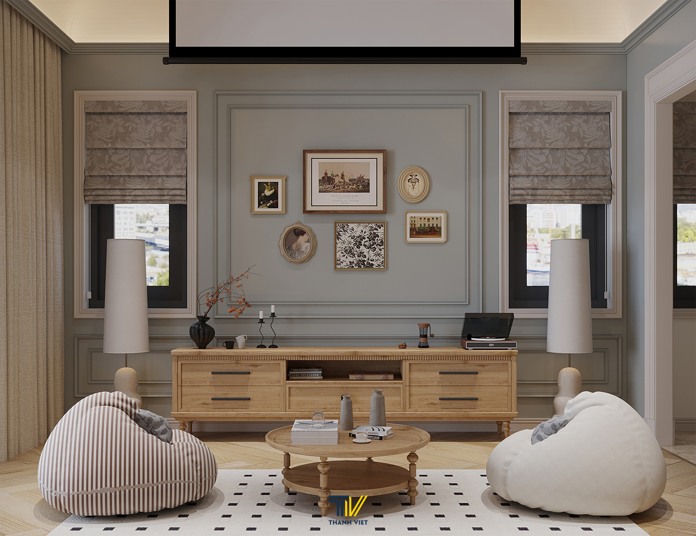 Thiết kế phòng sinh hoạt chung