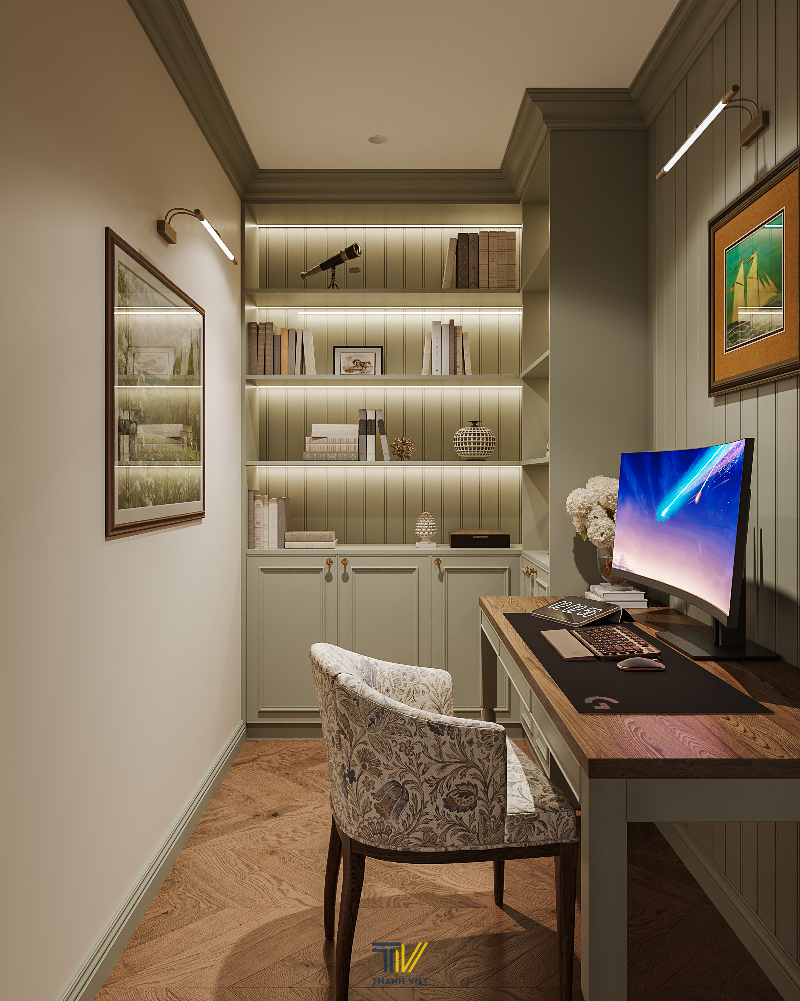 Thiết kế phòng làm việc 