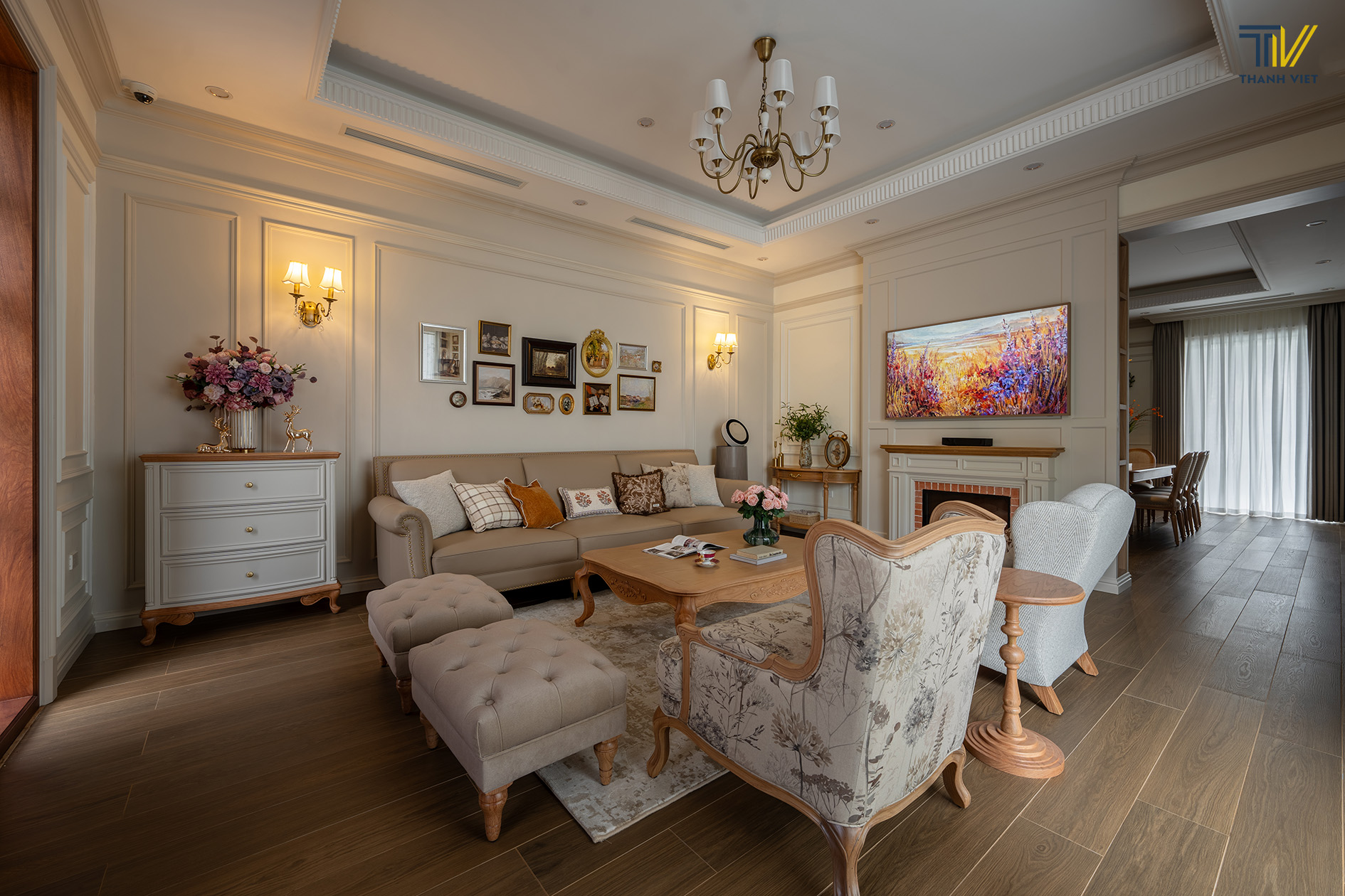 Phòng khách biệt thự