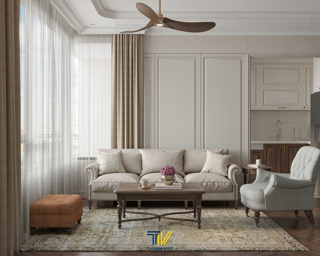 Thiết Kế Nội Thất Chung Cư 105m2