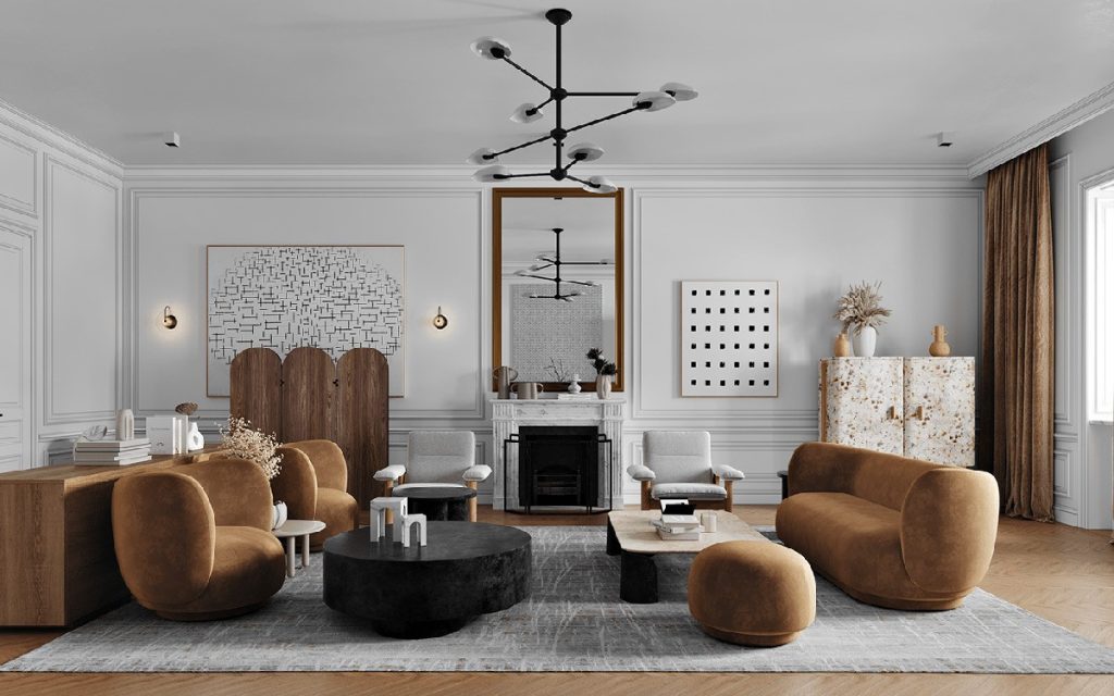 Thiết Kế Nội Thất Chung Cư 105m2
