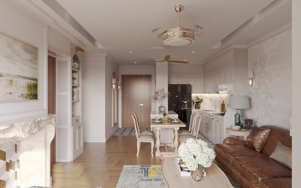 Thiết Kế Nội Thất Chung Cư 130m2