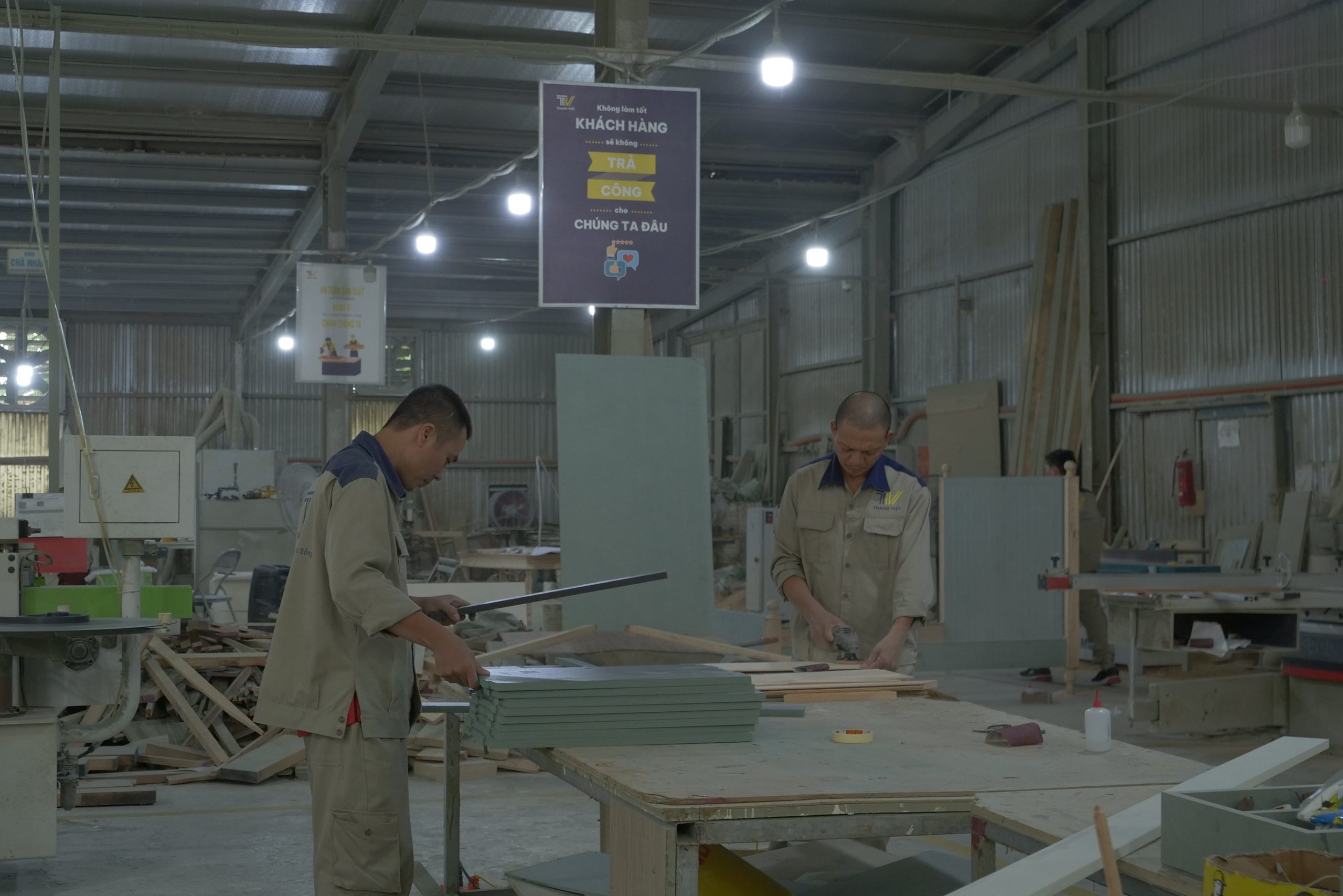 Quy trình sản xuất nội thất
